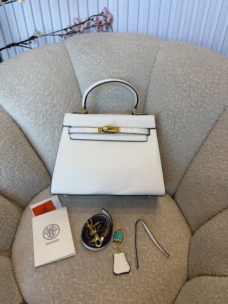 حقيبة هيرمز كيلي حجم 25سم كواليتي جداً عالية