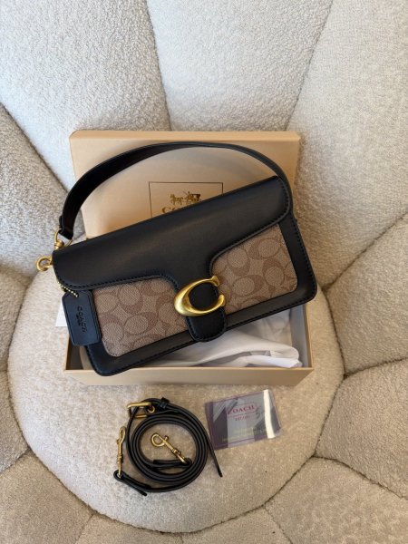 حقيبة كوتش تابي حجم وسط كواليتي جداً عالية شاملة العلبة