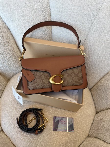 حقيبة كوتش تابي حجم وسط كواليتي جداً عالية شاملة العلبة