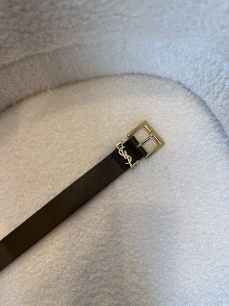 حزام من YSL كواليتي عالية (لون زيتي)