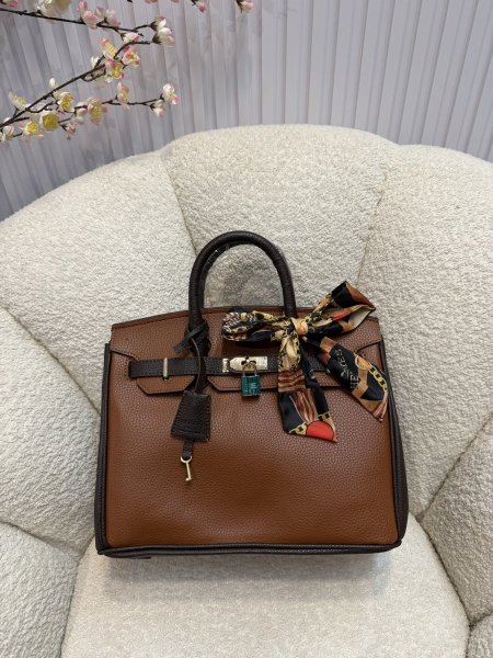 حقيبة Hermes بيرجن حجم 30سم مع سكارف إضافي كواليتي جداً عالية