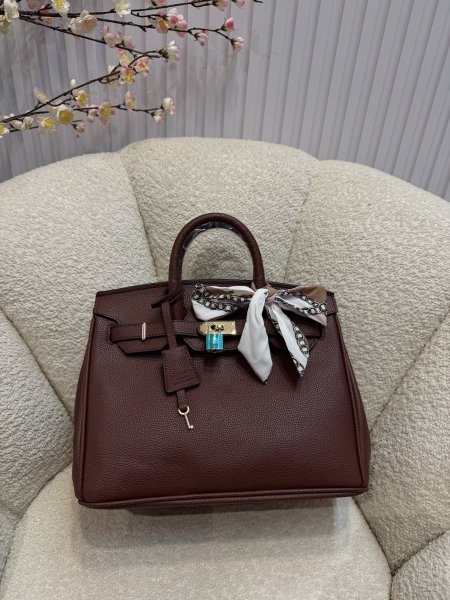 حقيبة Hermes بيرجن حجم 30سم مع سكارف إضافي كواليتي جداً عالية