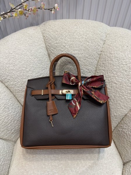 حقيبة Hermes بيرجن حجم 30سم مع سكارف إضافي كواليتي جداً عالية