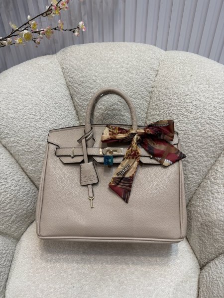 حقيبة Hermes بيرجن حجم 30سم مع سكارف إضافي كواليتي جداً عالية